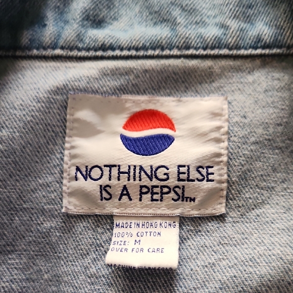 Pepsi Blue Lightweight Shirt Jacket - Picture 3 of 10